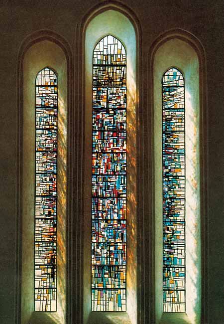 Lothar Quinte - Glasfenster - Dom zu Lübeck - 1963